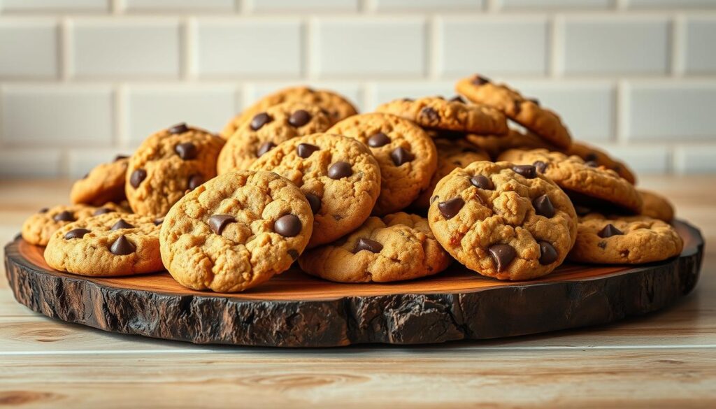 A sumptuous assortment of freshly baked subway-style cookies arranged on a rustic wooden platter, illuminated by warm, soft lighting that casts a cozy, inviting ambiance. The cookies, meticulously crafted with care, showcase a variety of flavors and textures - from classic chocolate chip to tantalizing peanut butter and chewy oatmeal raisin. The platter is set against a backdrop of a clean, minimalist subway tile wall, hinting at the catering-ready setting. The overall scene exudes an air of comforting familiarity and attention to detail, perfectly capturing the essence of a delightful subway-inspired dessert spread. A sumptuous assortment of freshly baked subway-style cookies arranged on a rustic wooden platter, illuminated by warm, soft lighting that casts a cozy, inviting ambiance. The cookies, meticulously crafted with care, showcase a variety of flavors and textures - from classic chocolate chip to tantalizing peanut butter and chewy oatmeal raisin. The platter is set against a backdrop of a clean, minimalist subway tile wall, hinting at the catering-ready setting. The overall scene exudes an air of comforting familiarity and attention to detail, perfectly capturing the essence of a delightful subway-inspired dessert spread.
