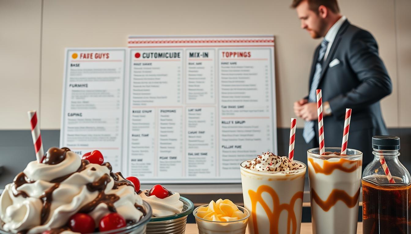 Five Guys Milkshake Menu