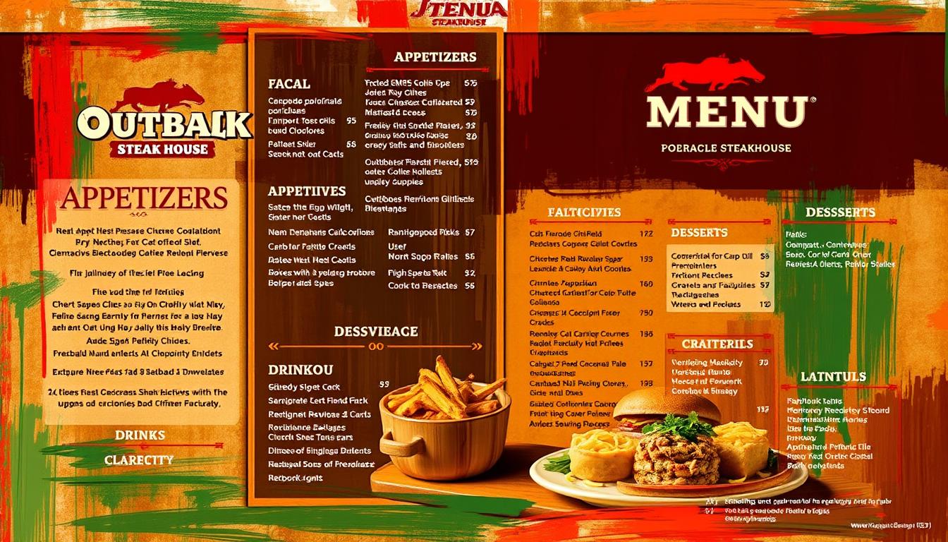 Outback Steakhouse Florence Menu