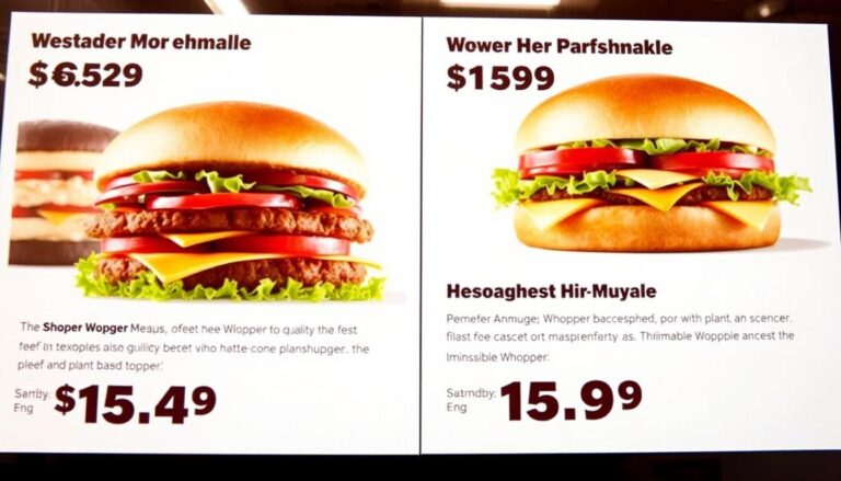 Burger King Menu Prices