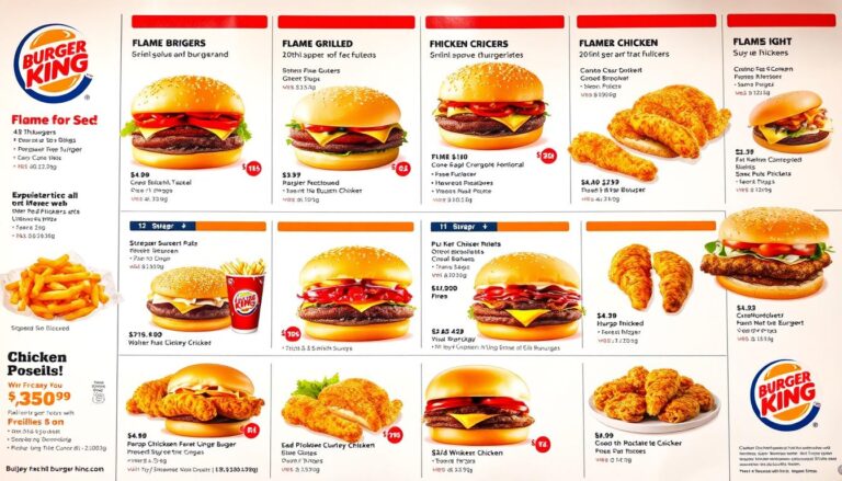 Burger King Menu With Prices And Price
