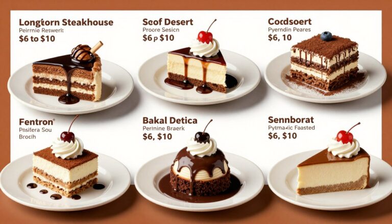 longhorn steakhouse dessert menu