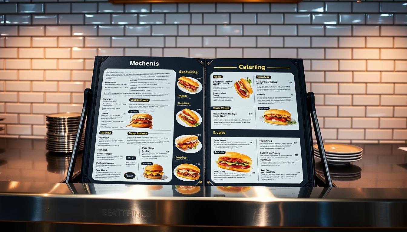 subway catering menu