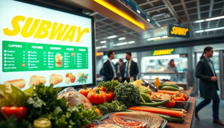 subway menu toppings